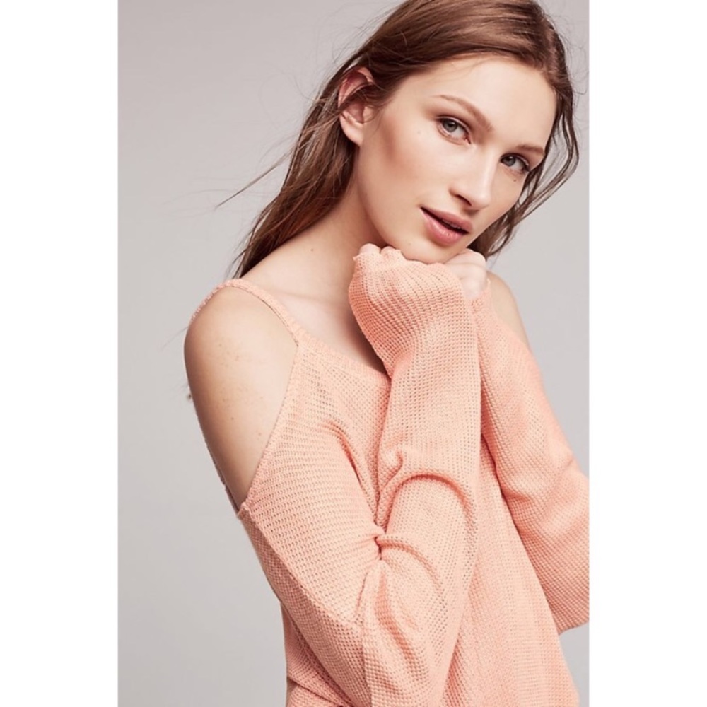 NWT Anthropologie Millipa Open Shoulder Top - Picture 2 of 6